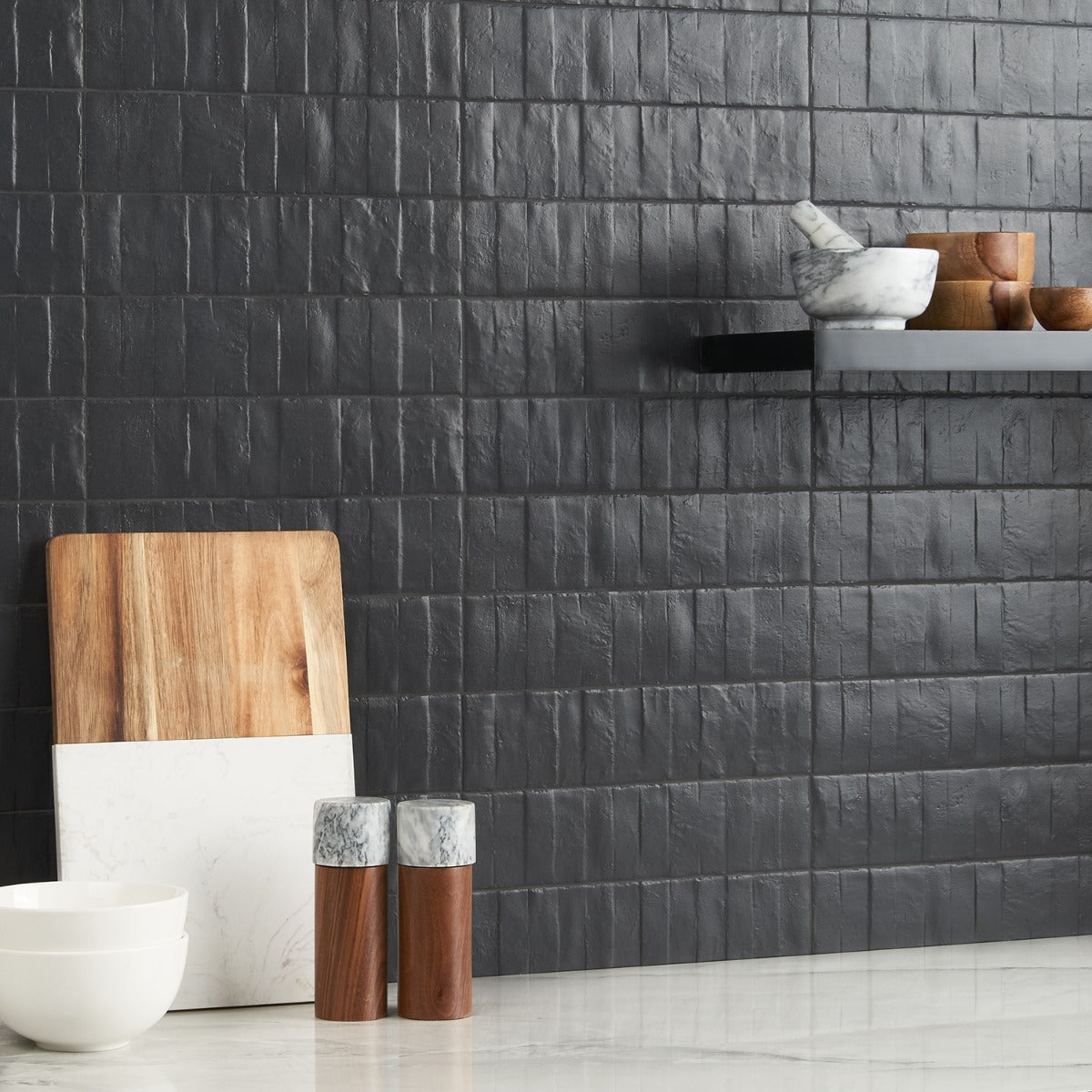 Lux Tile Rework Gray Blue 3x12 Matte Porcelain Subway Tile – Super Arbor