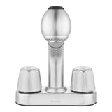 Glacier Bay Stainless Steel Pull-Out Laundry Faucet, 2-Handle Centerset
