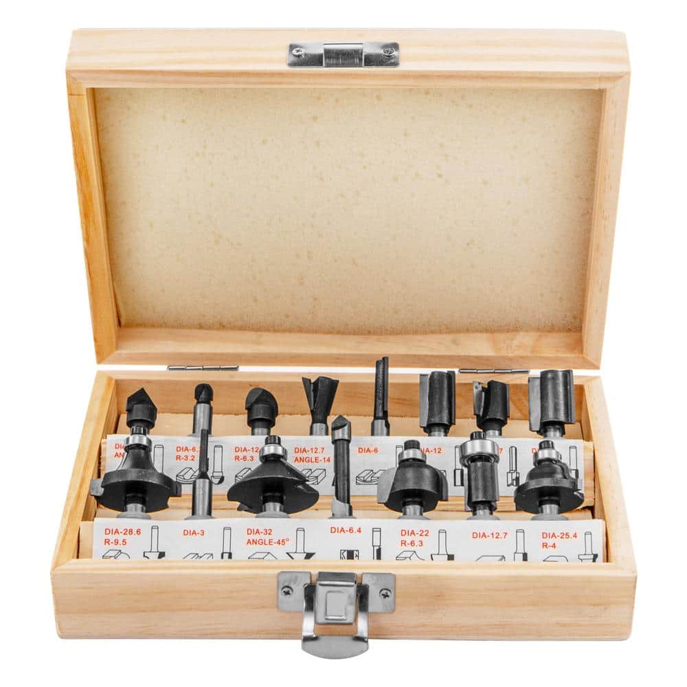 Stark Carbide Starter Router Bit Set (15-Piece) – Super Arbor