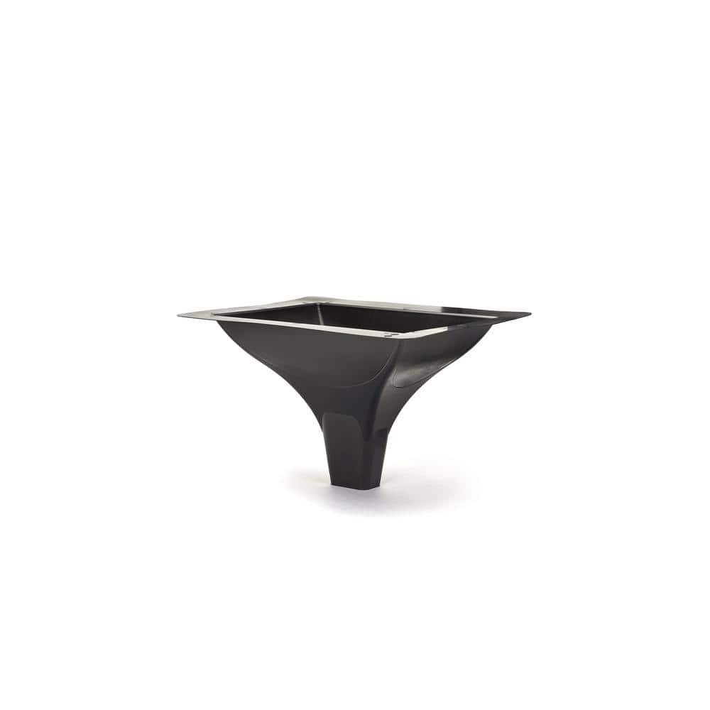 A single green leaf against a white background.