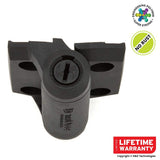 Tru-Close D&D 2-7/8 in. x 3-3/4 in. Black Self-Closing Metal Gate Hinge (2-Pack)