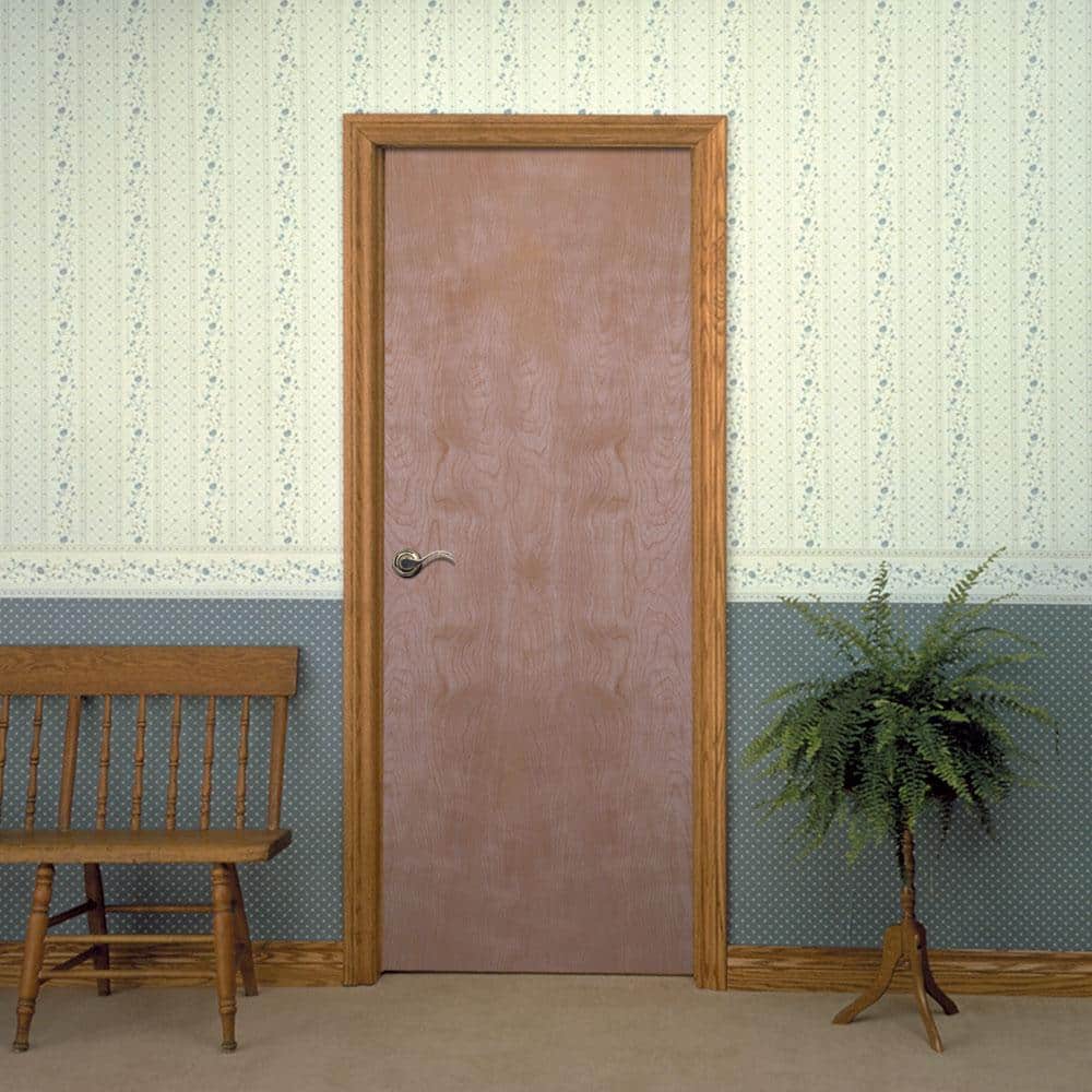 Masonite 36 in. x 80 in. Smooth Flush Hardboard Solid Core Birch Veneer Composite Interior Door Slab