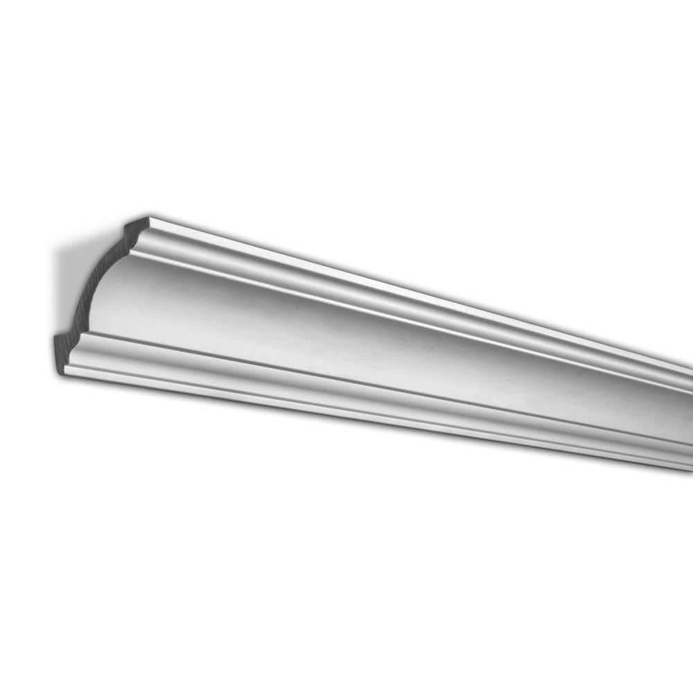 American Pro Decor 3-1/8 in. x 3-1/8 in. x 96 in. Plain Recycled Polys ...