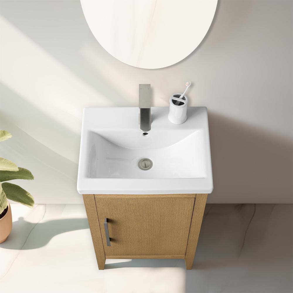 Vanity Art 20 in. W x 15.8 in D x 34 in. H Single Sink Bathroom