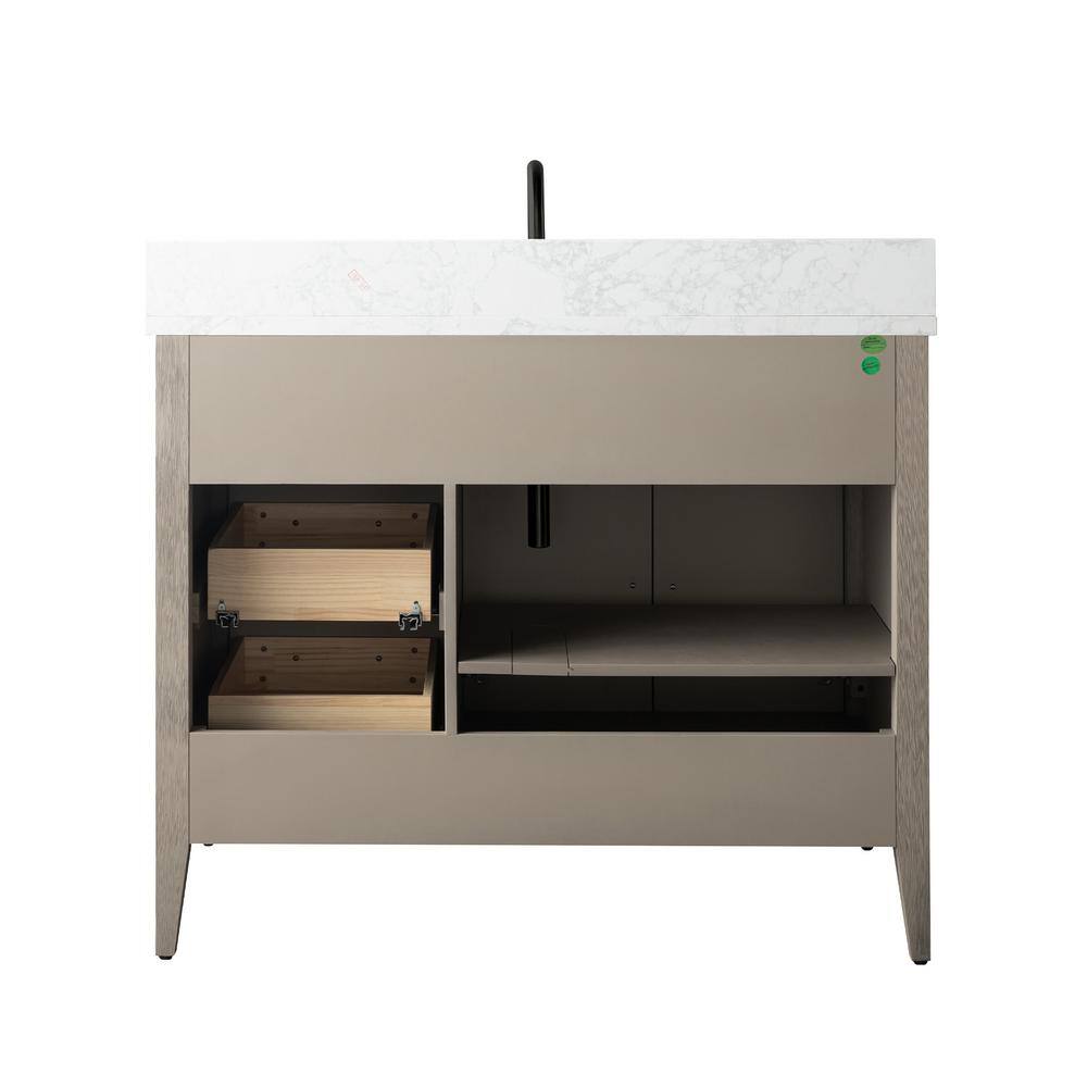 Vanity Art 42 in. W x 22 in. D x 34 in. H Single-Sink Bath Vanity