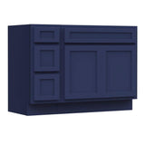 Vanity Art 45 in. W x 21 in. D x 32.5 in. H Bath Vanity Cabinet without Top in Blue