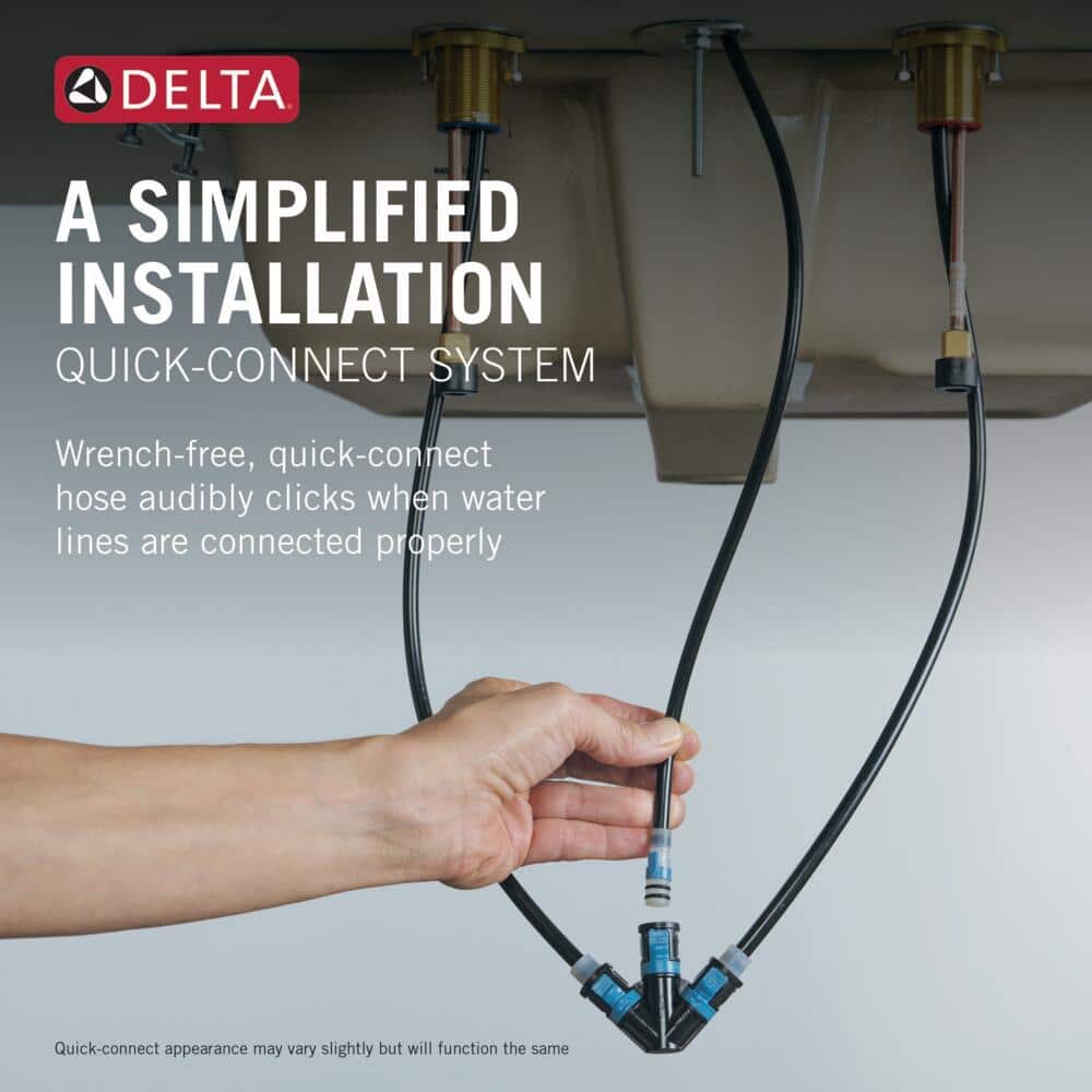 Delta Chamberlain 8 in. Widespread 2-Handle Bathroom Faucet in Venetian Bronze