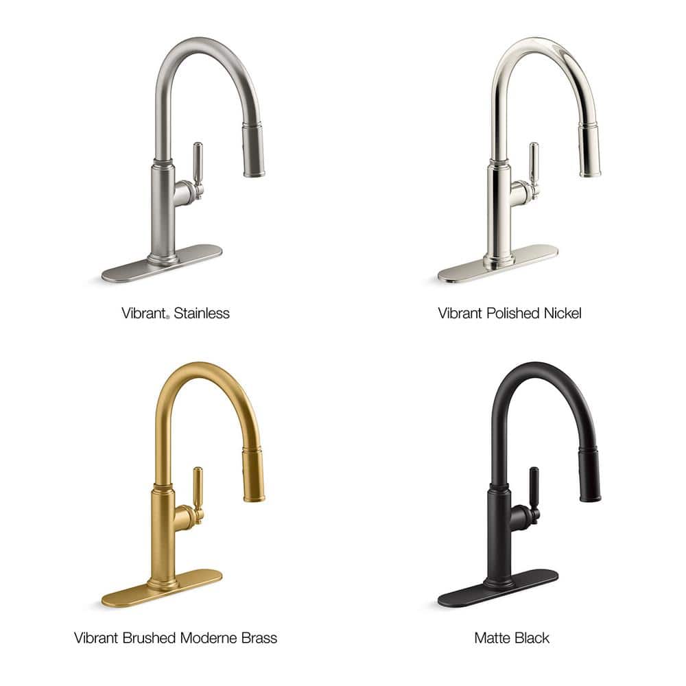Kohler Elmbrook R22968-SD-VS Pull-Down Kitchen Faucet Vibrant Stainless Kohler Elmbrook R22968-SD-VS Pull-Down Kitchen Faucet Vibrant Stainless