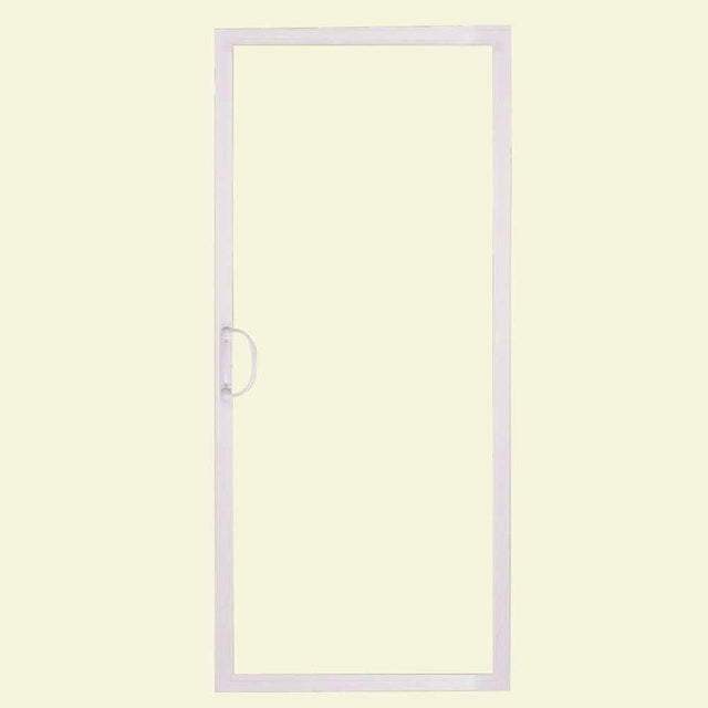 72 in. x 80 in. 50 Series White Vinyl Sliding Patio Door Moving Panel, Universal Handing