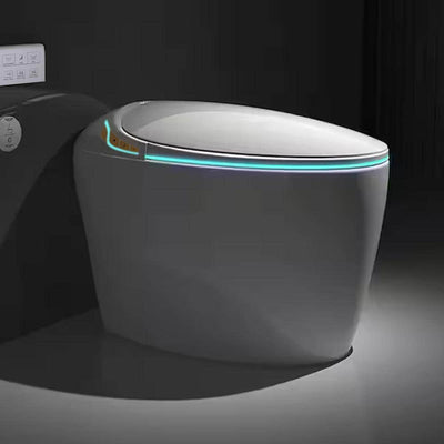 BWE Stylement Tankless Smart Bidet 1-Piece Toilet with Auto Features and Heated Seat
