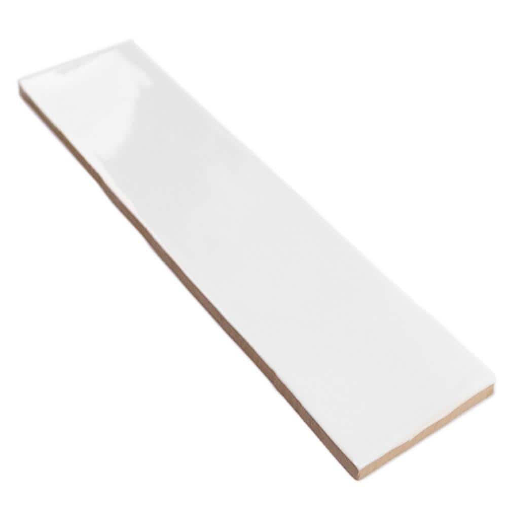 Ivy Hill Tile Catalina White 3 in. x 12 in. x 8 mm Ceramic Wall
