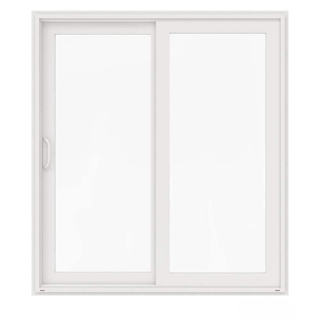 JELD-WEN V-4500 72 in. x 80 in. White Vinyl Left-Hand Full Lite Sliding Patio Door