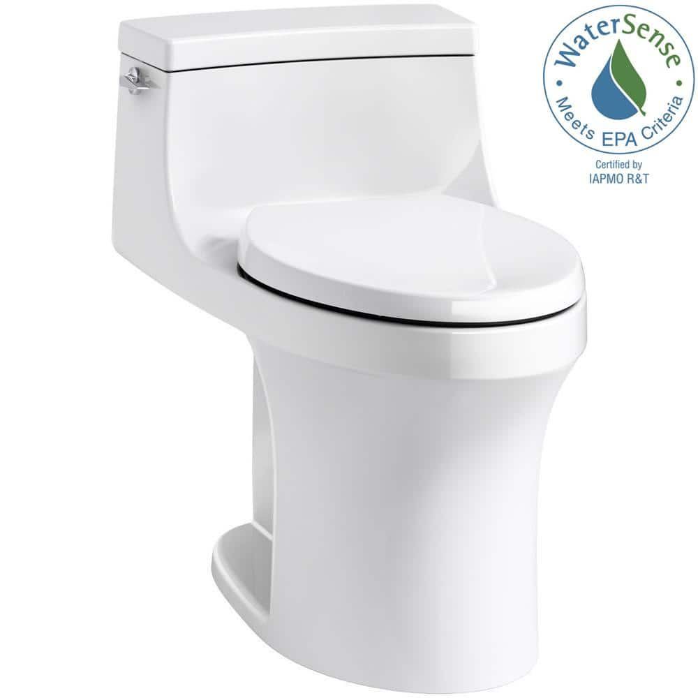 KOHLER San Souci 12 in. Rough In 1-Piece 1.28 GPF Single Flush Elongat ...