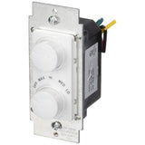 Leviton 1.5 Amp 300-Watt Decora Single-Pole Rotary Dimmer and Fan Speed Control, White/Ivory/Light Almond