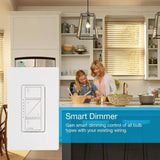 Lutron Caseta Smart Lighting Starter Kit with Smart Hub, Pico Remote, and 2 Dimmer Switches, White (CASETA-2DIMMER-BNDL)