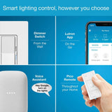 Lutron Diva Smart Dimmer Switch Starter Kit for Caseta Smart Lighting, with Smart Hub + Pico Remote, 150-Watt LED (DVRF-BDG-1D)