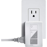 Lutron Caseta Smart Lighting Lamp Dimmer for Table Lamps, 100W LED Bulbs (PD-3PCL-WH)