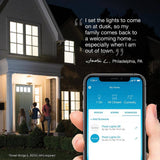 Lutron Caseta Smart Lighting Lamp Dimmer for Table Lamps, 100W LED Bulbs (PD-3PCL-WH)