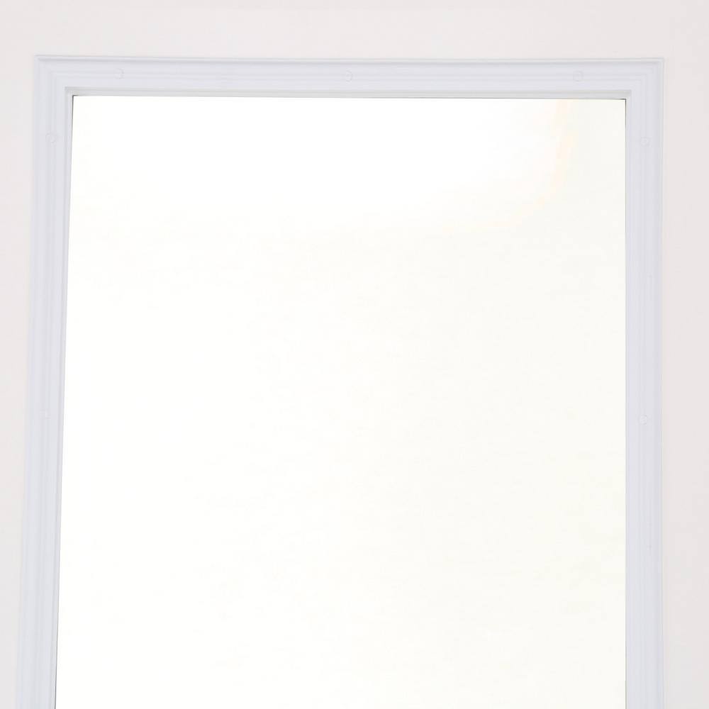 48 in. x 80 in. Reliant Series Clear Full Lite White Primed Right-Hand Inswing Fiberglass Double Prehung Patio Door