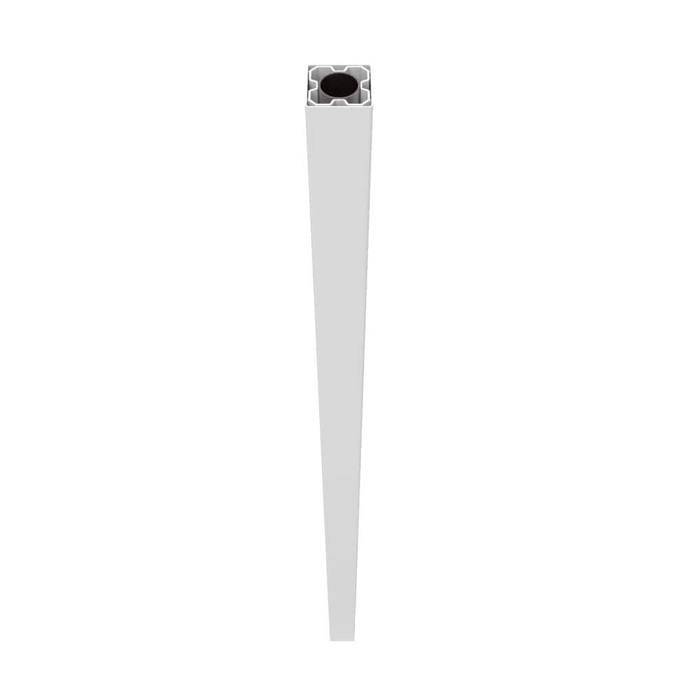 A single green leaf against a white background.