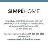 Simpli Home Lawrence Transitional 28 in. Wall Mount Laundry Sink with Cabinet Faucet and Stainless Steel Sink in Laundry White