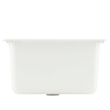 Swan Solid Surface Undermount Utility Sink, 25x22 Inch, White
