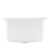 Swan Solid Surface Undermount Utility Sink, 25x22 Inch, White