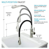 Transolid All-in-One 24.4 in x 22 in Acrylic Drop-In Laundry Sink and Cabinet with Faucet in White