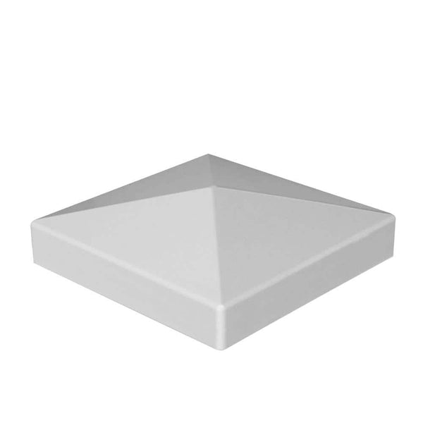 (*)様 wendy's pyramid 3raw white Veranda 5 in. x 5 in. (4.75 x 4.75 Post Size) White Vinyl Pyramid