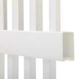 Veranda Chatham 4 ft. x 8 ft. White Vinyl Scalloped Top Picket Fence Panel