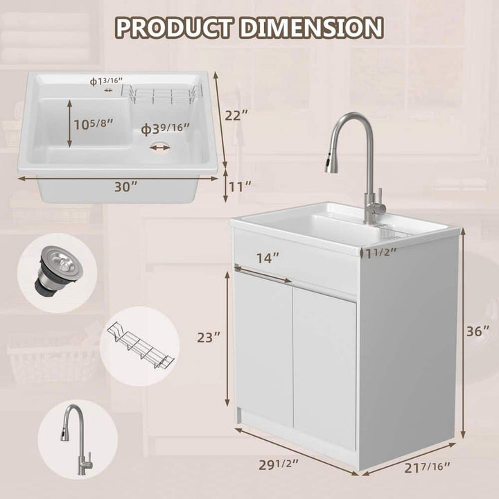 white-zeafive-utility-sinks-