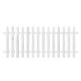 Outdoor Essentials 3-1/2 ft. x 8 ft. Cedar French Gothic Primed Fence Panel