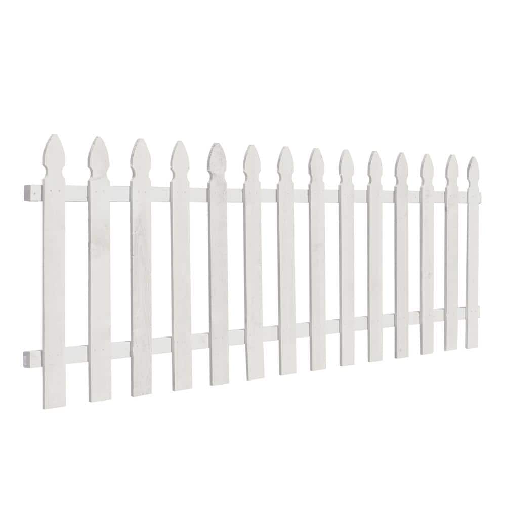 Outdoor Essentials 3-1/2 ft. x 8 ft. Cedar French Gothic Primed Fence Panel