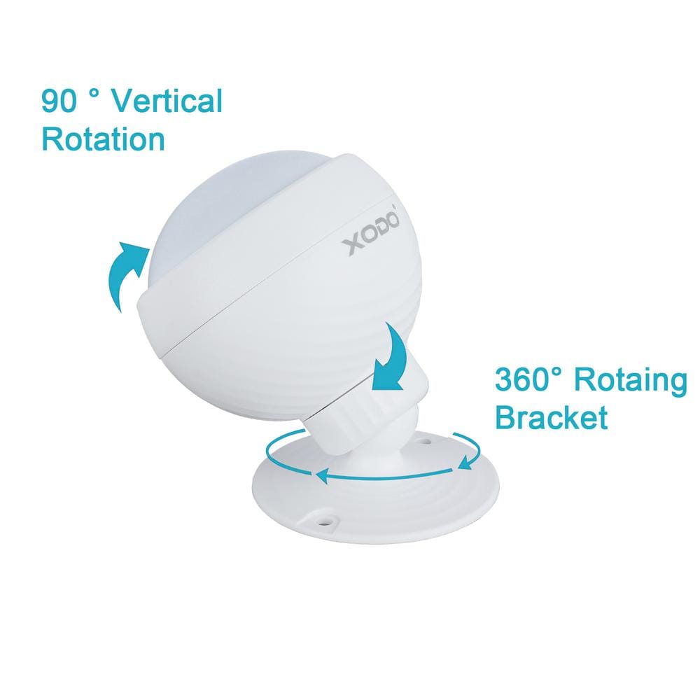 Xodo Wi-Fi Smart Wireless Security Door Sensor Wireless Home Security Sensor Alarm (2-Pack)