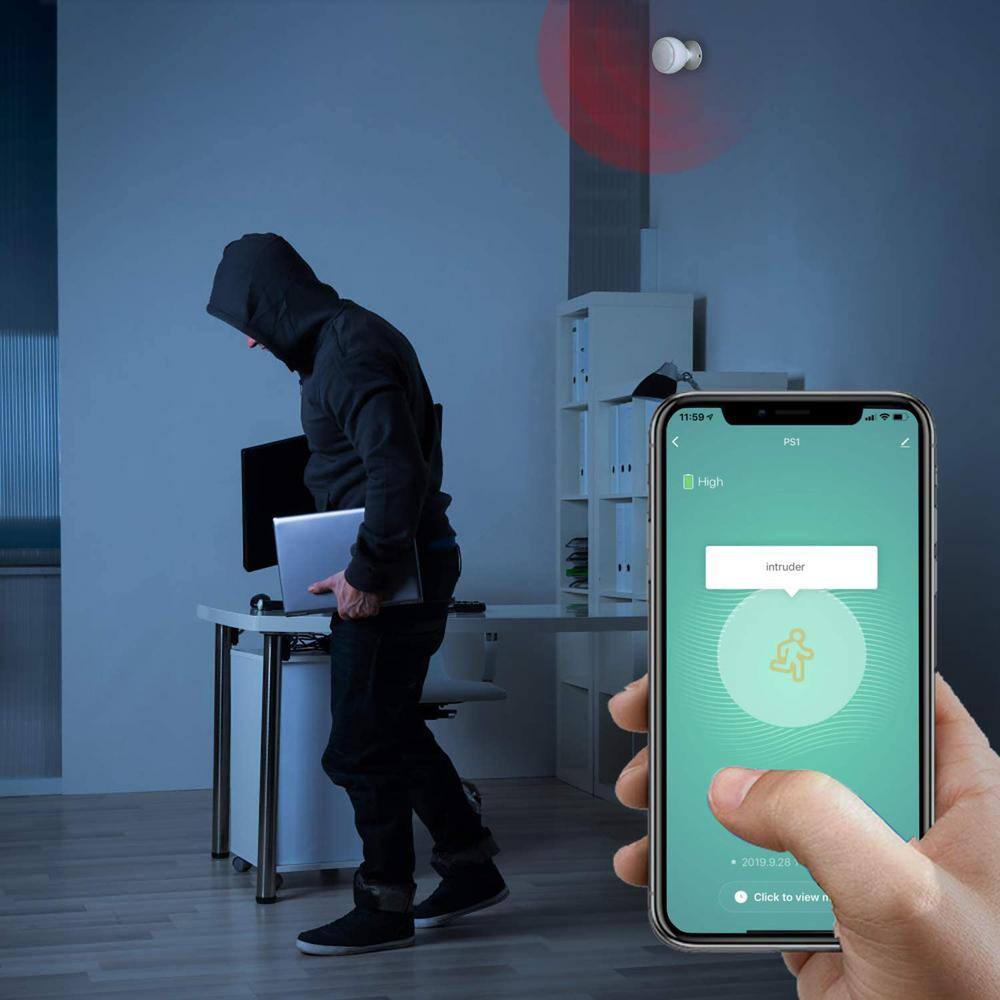 Xodo Wi-Fi Smart Wireless Security Door Sensor Wireless Home Security Sensor Alarm (2-Pack)