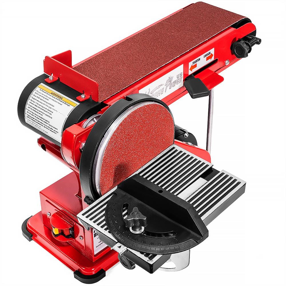 Cab Sander XtremepowerUS 4 in. x 36 in. 2-in-1 Disc and Belt Corded Sander Bencht ...