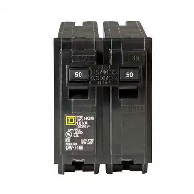 Square D Homeline 50-Amp 2-Pole Standard Trip Circuit Breaker