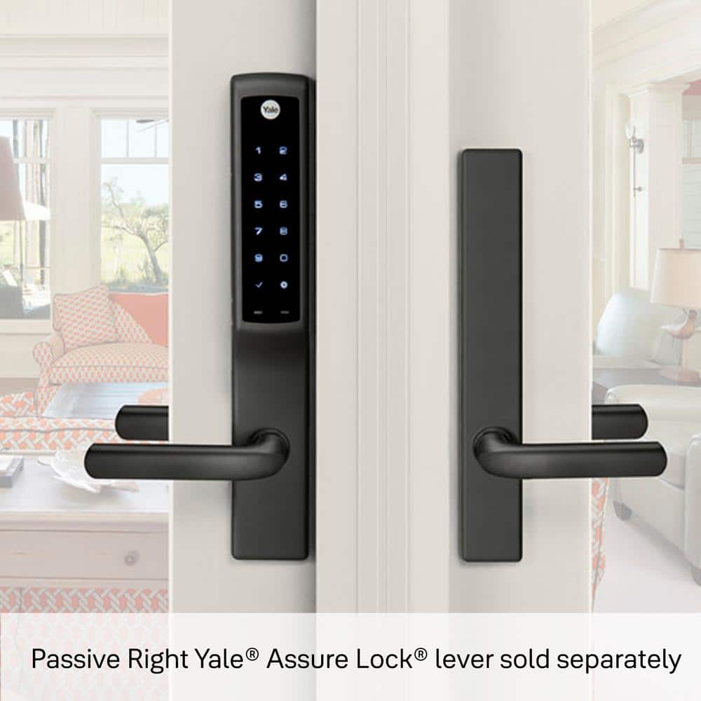 Yale Door Lock Deadbolt with Touchscreen Keypad, for Andersen Patio Doors, Black