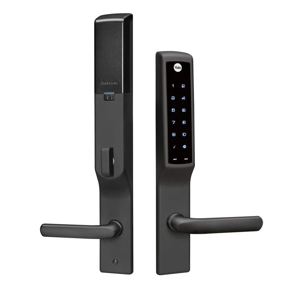 Yale Door Lock Deadbolt with Touchscreen Keypad, for Andersen Patio Doors, Black