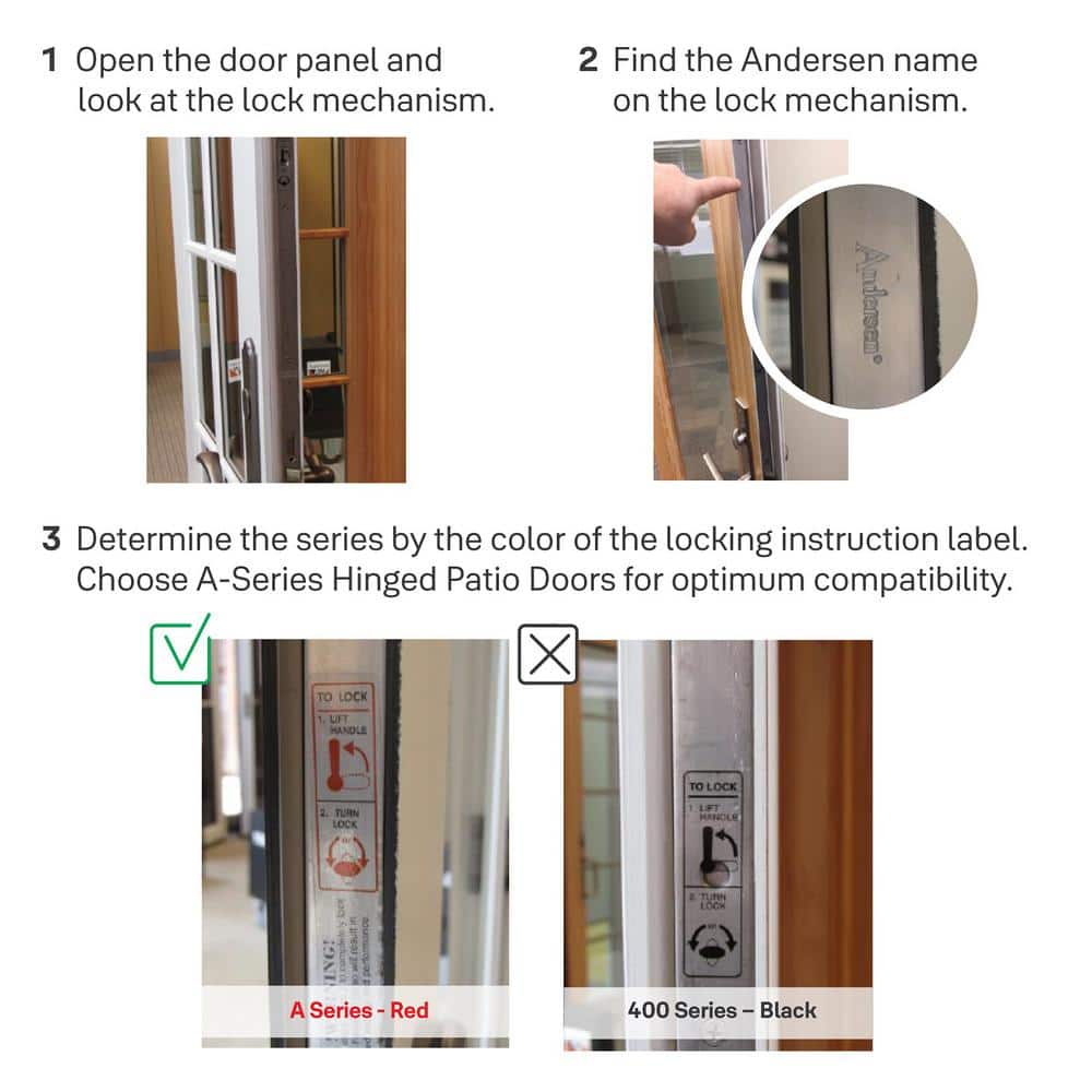 Yale Door Lock Deadbolt with Touchscreen Keypad, for Andersen Patio Doors, Black
