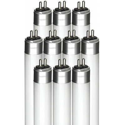 Sunlite 25-Watt 4 ft. Linear T5 Plug and Play Instant Start G5 Base LED Tube Light Bulb in Daylight 6500K (10-Pack) - Super Arbor