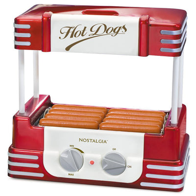 Retro Red Electric Hot Dog Roller and Bun Warmer - Super Arbor