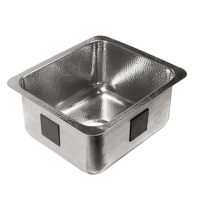 Wilson Undermount Crafted Stainless Steel 17 in. Single Bowl Bar Prep Sink in Polished Finish - Super Arbor