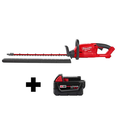 Milwaukee M18 FUEL 18-Volt Lithium-Ion Brushless Cordless Hedge Trimmer W/ M18 5.0Ah Battery - Super Arbor