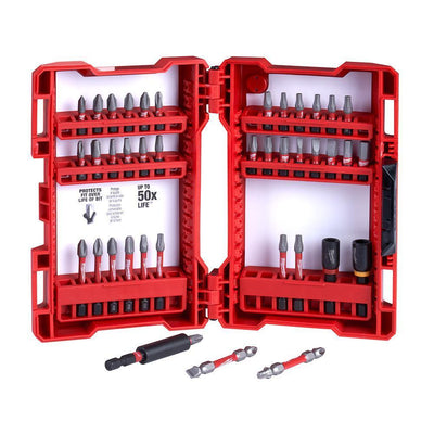 Shockwave Impact Duty Driver Steel Bit Set (50-Piece) - Super Arbor