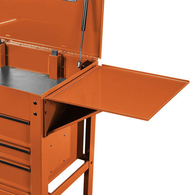 U.S. GENERAL Side Tray for 5-Drawer Mechanics Cart and 6-Drawer Full-Bank Cart, Orange - Super Arbor