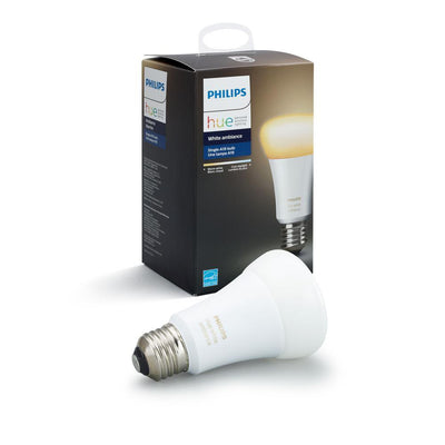 White Ambiance A19 LED 60W Equivalent Dimmable Smart Wireless Light Bulb