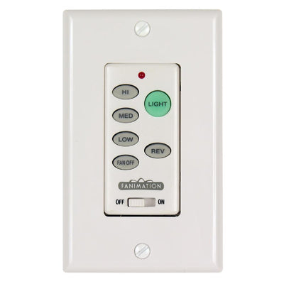 3-Speed Wall Control Reversing Switch, White - Super Arbor