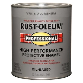 Rust-Oleum Professional Ready Mix Flat Aluminum Enamel Interior/Exterior Paint (Actual Net Contents: 32-fl oz) - Super Arbor