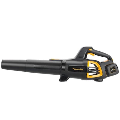 Poulan Pro PRB675i 58-Volt Lithium Ion Brushless Cordless Electric Leaf Blower (1-Battery Included)